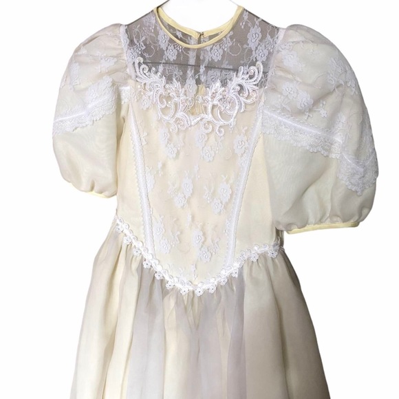 Vintage fairy princess evening mini dress💛 - Picture 4 of 4